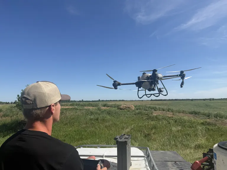 North Dakota drone aerial applicators up 57%, treated acres up 169% in 2025, commission data shows