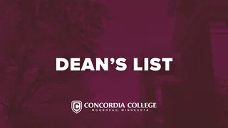 Concordia College names Spring 2026 Dean's List students requiring 3.7 GPA and 12 credits