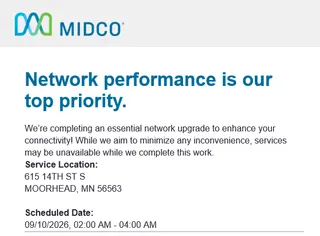 MSUM internet service planned downtime September 10, 2:00–4:00 a.m. for network upgrade