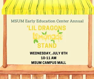 MSUM Early Education Center hosts annual Lemonade Stand on Campus Mall, July 8