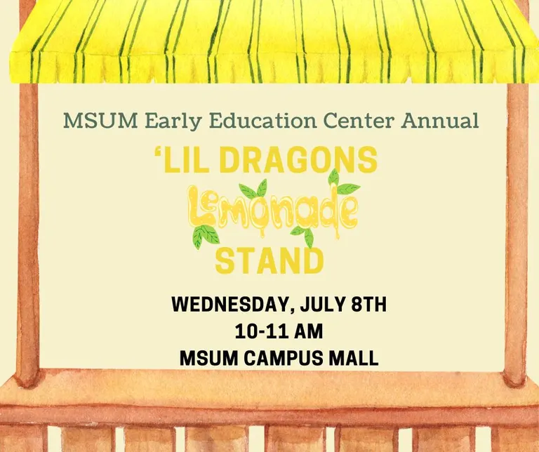 MSUM Early Education Center hosts annual Lemonade Stand on Campus Mall, July 8
