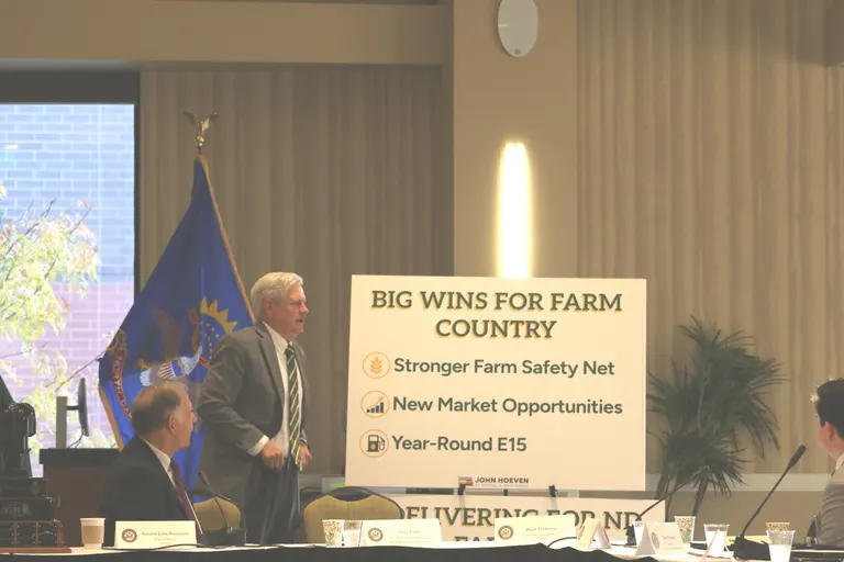 Hoeven, Boozman roundtable at NDSU covers farm bill, livestock, trade with ND ag leaders