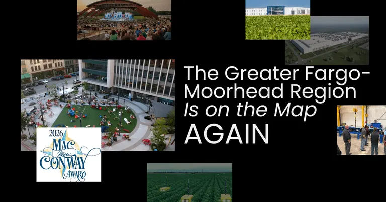 Greater Fargo-Moorhead region earns multiple national rankings in 2026, GFMEDC named Mac Conway Award winner