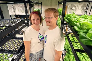 Moorhead couple launches For Good Farms, a garage-based hydroponic operation selling greens year round