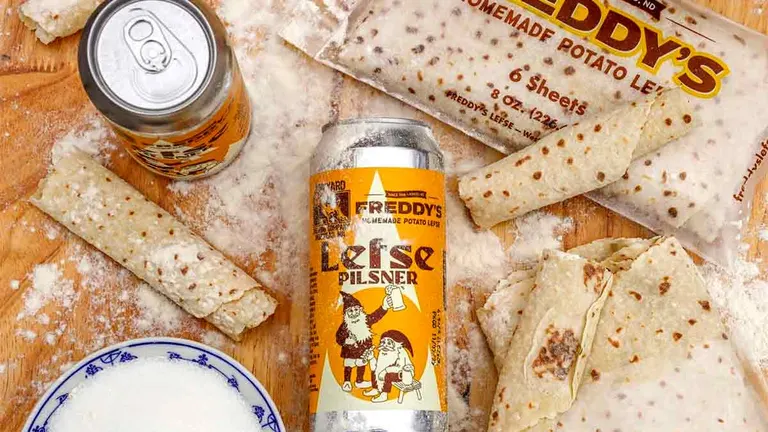 Junkyard Brewing Company and Freddy's Lefse bring back Lefse Pilsner with Oct. 22 launch event in Moorhead
