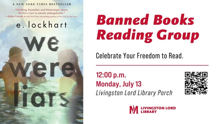 MSUM Banned Books Reading Group to discuss 'We Were Liars' by E. Lockhart on July 13