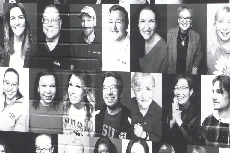 New 'Community Collage' mural unveiled in Roberts Alley features FM-area residents' portraits