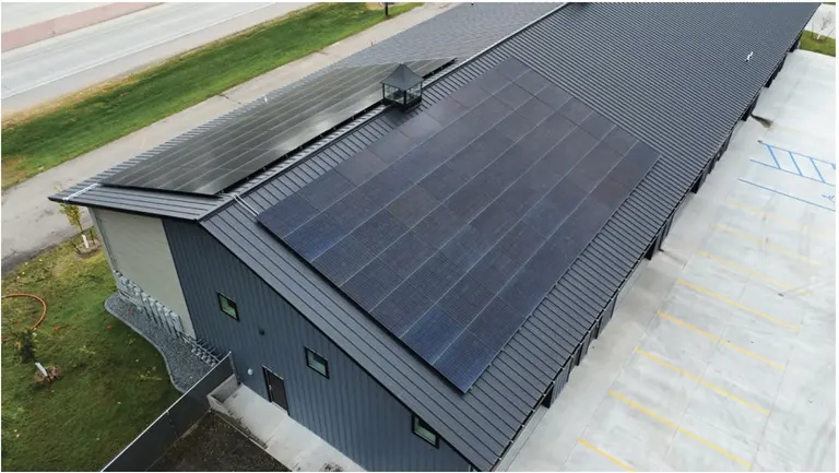 A rooftop solar installation by Holsen Solar.