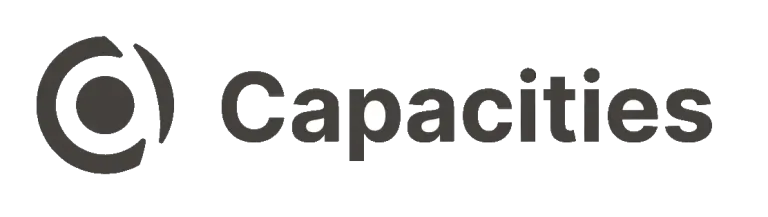Magazines cover showing "Capacities" logo and bold title on dark background.