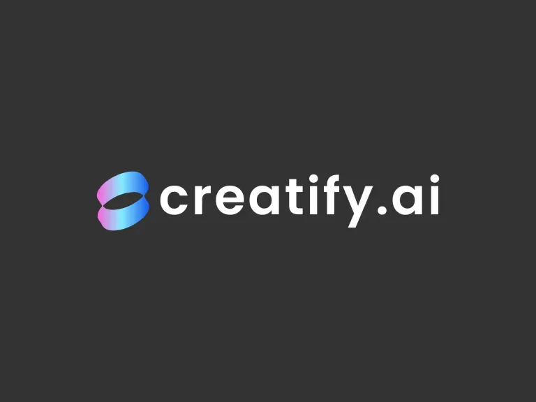 Brand logo reading “creatify.ai” with a blue-pink gradient circular icon on a dark gray background.