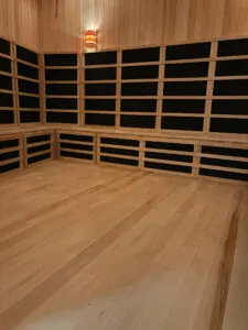 The group sauna.