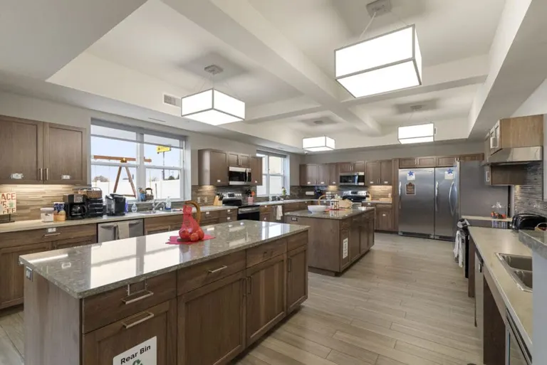 A look inside the spacious kitchen, equipped with everything staff, volunteers, and families need to stay nurtured.
