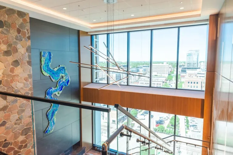 “We have about 1,000 pieces of artwork throughout the building,” Brantner said. “Almost all of that artwork comes from local artists and photographers.”