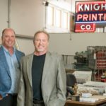 Knight Printing's Todd Clausnitzer and Dave Nelson